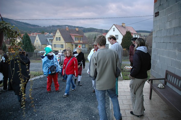 Masopustní průvod obcí 2008